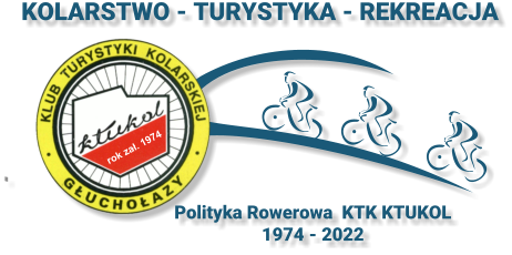 rok zał. 1974 KOLARSTWO - TURYSTYKA - REKREACJA Polityka Rowerowa  KTK KTUKOL 1974 - 2022